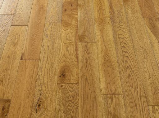 Blanko Budget Cadiz, Engineered Oak Flooring, Golden Brushed & Lacquered, RLx125x14mm