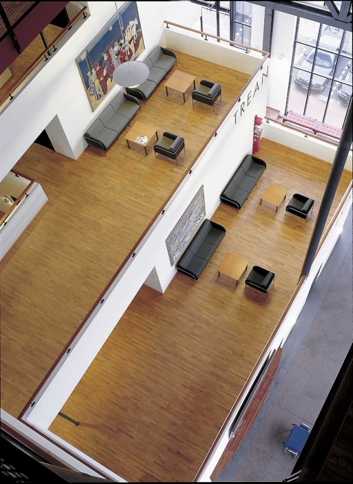 Junckers Beech SylvaKet Solid 2-Strip Wood Flooring, Ultra Matt Lacquered, Variation, 129x14mm