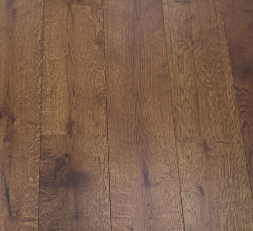 Tradition Engineered Oak Flooring, Golden Brandy, Brushed, Matt Lacquered, 190mm x 14mm x 1900mm