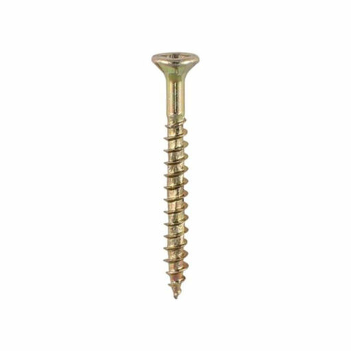 Velocity Premium Multi-Use Screws - PZ - Double Countersunk - Yellow 3.5x40mm